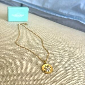 Park lane paw print necklace